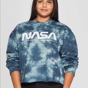 NASA cropped sweatshirt